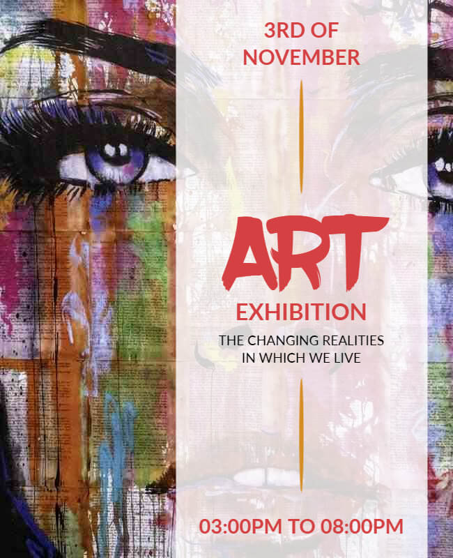 Art Exhibition Flyer Template
