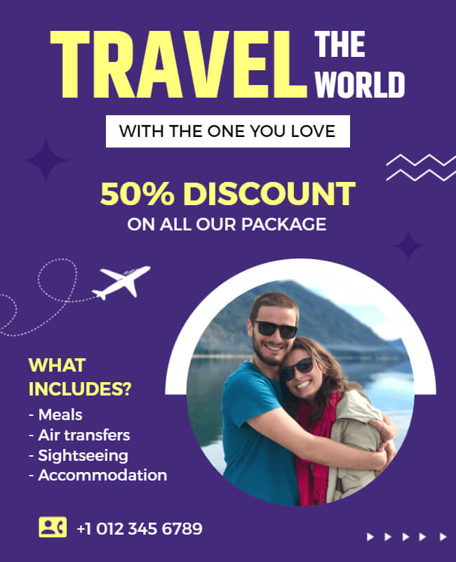 Explore the World Flyer Template