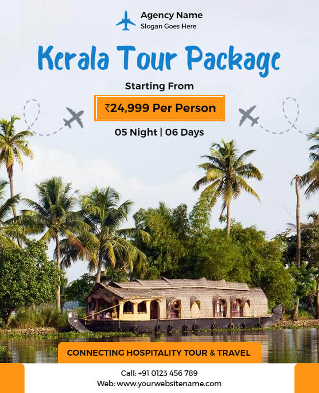 Kerala Tour Package Flyer