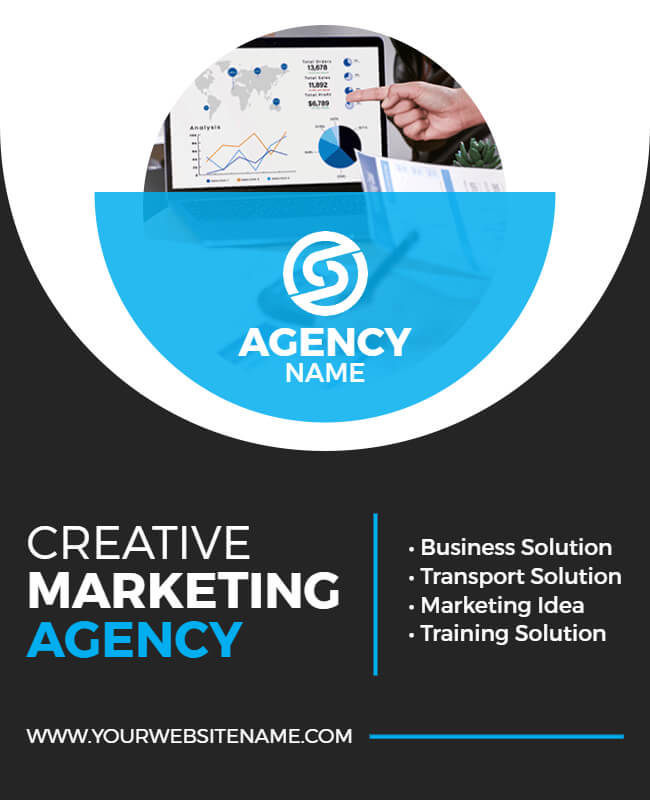 Marketing Agency Flyer Template