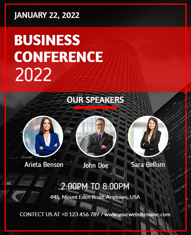 Modern Conference Flyer Template