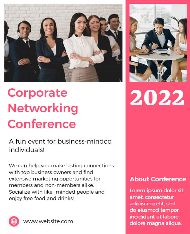 Networking Conference Flyer