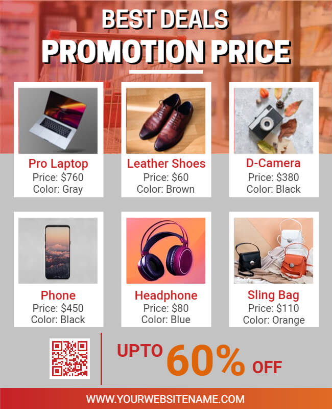Promotion Price Offer Flyer Template