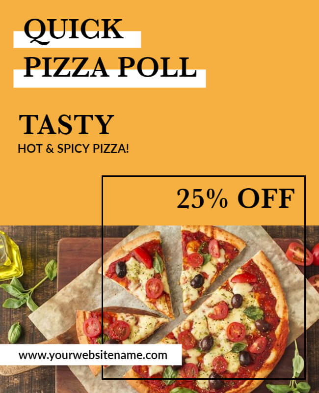Student Discount Pizza Flyer