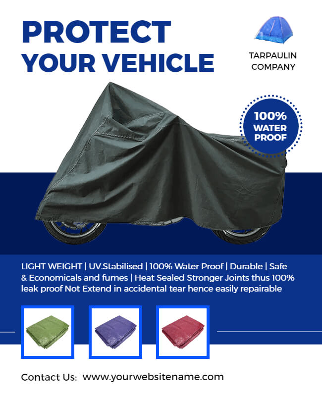 Vehicle Cover Flyer Template