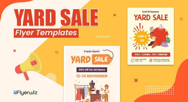 Yard Sale Flyer Templates