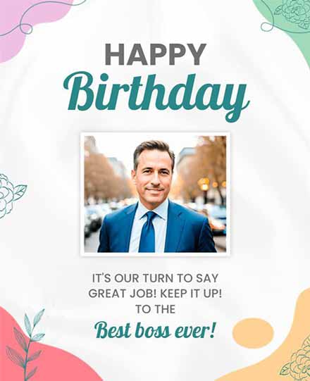 Pastel Boss Birthday Flyer Template