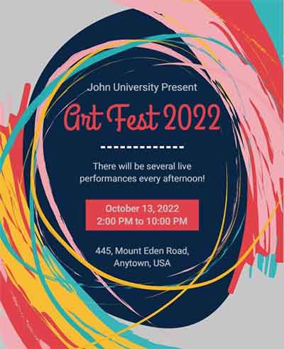 Creative Art Fest Flyer Template