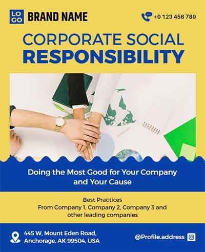 Vector Corporate Flyer Template