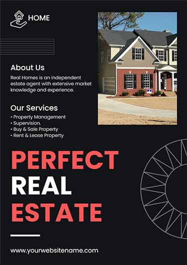 Minimalist Real Estate Flyer Template