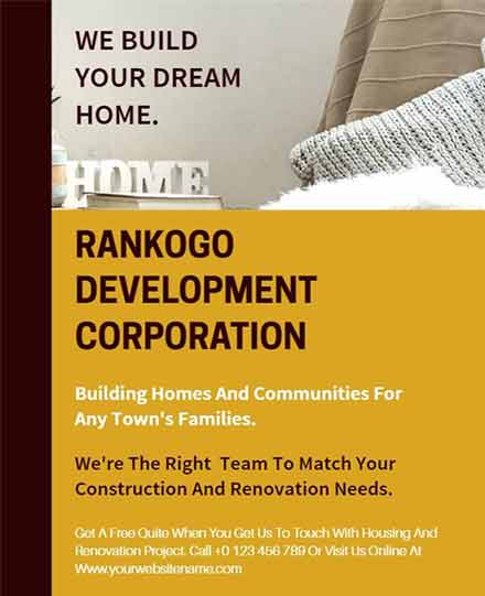 Vintage Corporate Flyer Template
