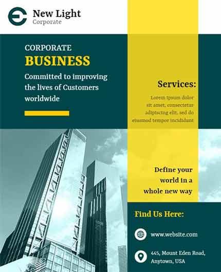 Stylish Corporate Flyer Template