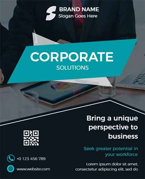 Vector Corporate Flyer Template