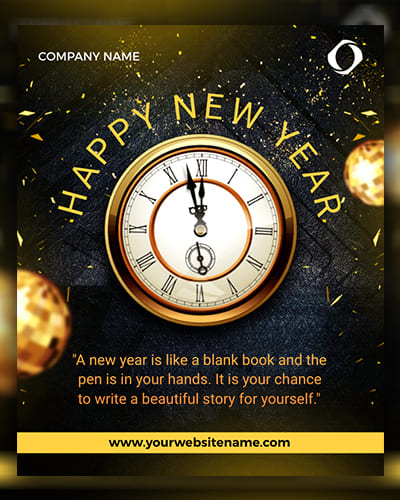 New Year Countdown Flyer Template
