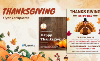 thanksgiving flyer templates
