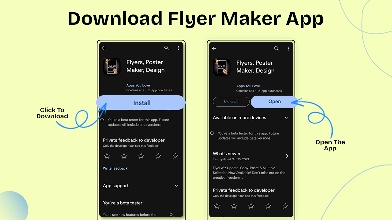Download the Flyer Maker App