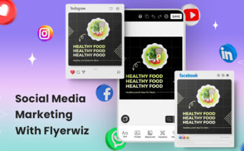 social media marketing with flyerwiz
