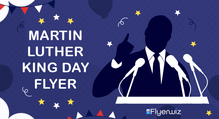 Martin Luther King Day Flyer Design