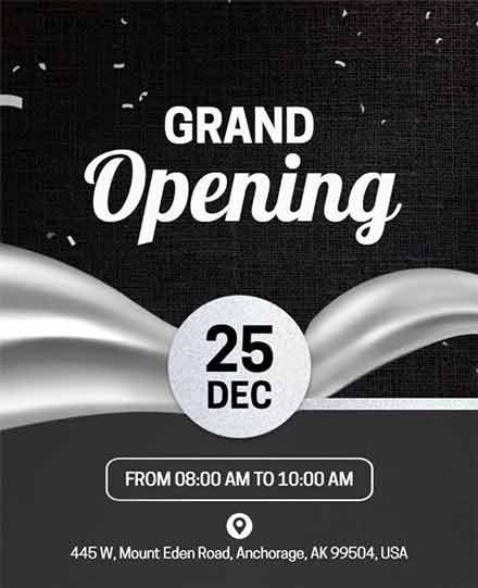 Grand Opening Flyer Template