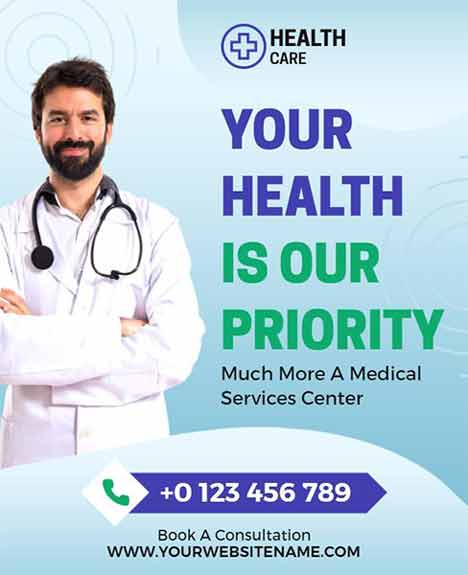 Abstract Medical Flyer Template