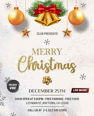 Creative Christmas Night Flyer Template