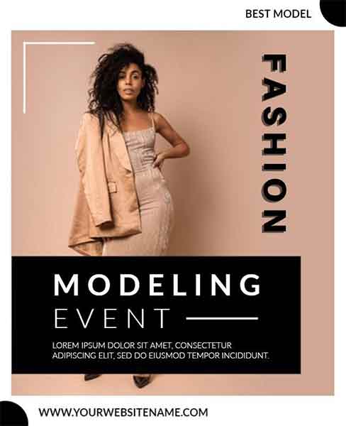Photo Frame Fashion Flyer Template