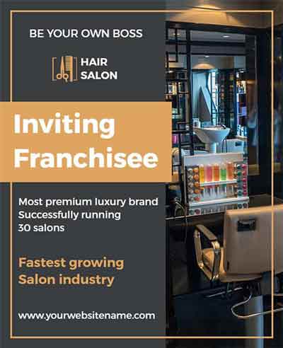 Artistic Hair Salon Flyer Template