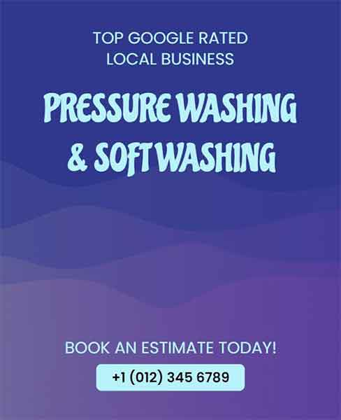 Minimal Pressure Washing Flyer Template