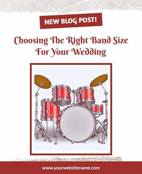 Minimal Wedding Band Flyer Template