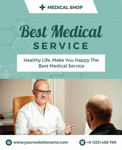 Abstract Medical Flyer Template