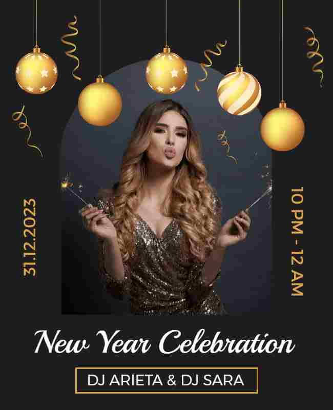 Creative New Year Flyer Template