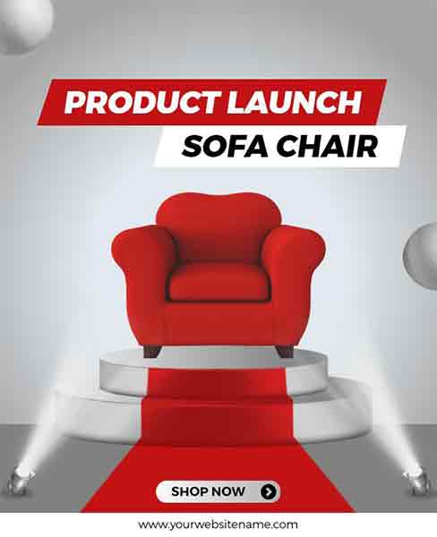 Minimal Business Launch Flyer Template