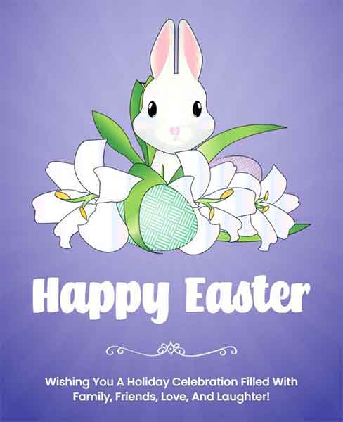 Vector Happy Easter Flyer Template