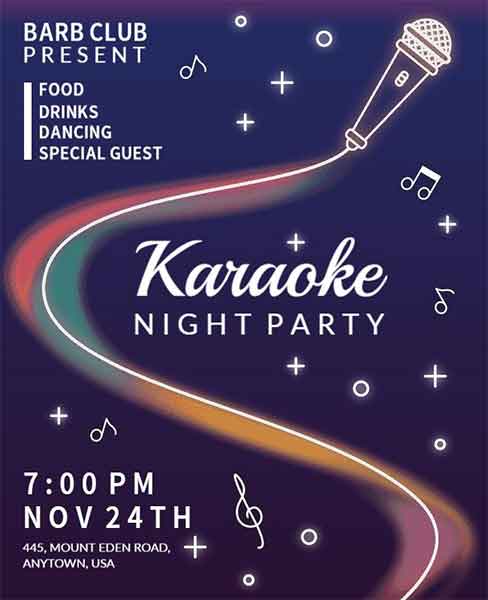 Creative Night Party Club Flyer Template