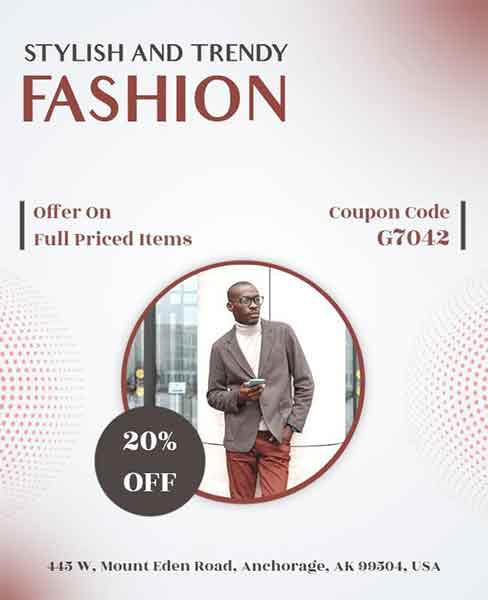 Stylish and Trendy Fashion Flyer Template