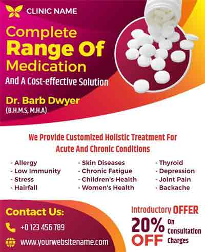 Artistic Medical Flyer Template