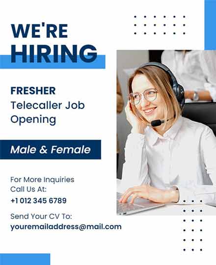 Professional We Are Hiring Flyer Template