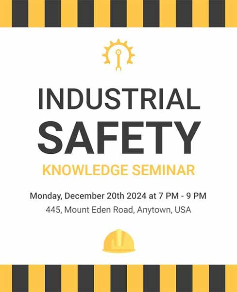 Minimalist Seminar Flyer Template